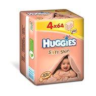 HUGGIES Soft Skin Quatro Pack (4x64 pieces) - Wet Wipes