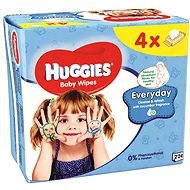 HUGGIES Everyday Quatro Pack (4x 56 ks) - Detské vlhčené obrúsky