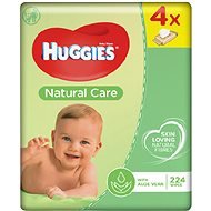 HUGGIES Natural Care Quatro Pack (4x56 ks) - Detské vlhčené obrúsky