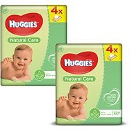 HUGGIES Natural Care Pack Quatro 2 x (4 × 56 db) - Popsitörlő