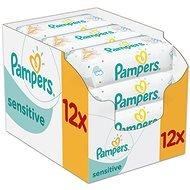 PAMPERS Sensitive (12 x 56 ks) - Detské vlhčené obrúsky
