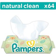 PAMPERS Natural Clean (64 pcs) - Wet Wipes