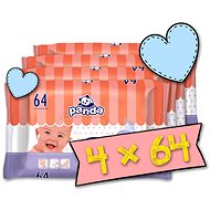 PANDA Baby Wipes 4 × 64 pcs - Wet Wipes