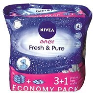 NIVEA BABY Fresh & Pure 4 x 63pcs - Baby Wet Wipes