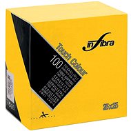 INFIBRA 25 × 25 cm yellow 100 pcs - Paper Napkins