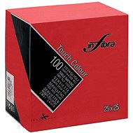 INFIBRA 25 × 25 cm red 100 pcs - Paper Napkins