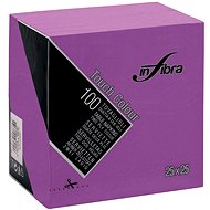 INFIBRA 25 × 25 cm purple 100 pcs - Paper Napkins