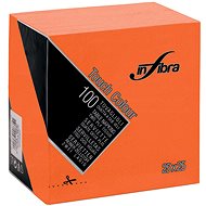 INFIBRA 25 × 25 cm orange 100 pcs - Paper Napkins