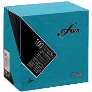 INFIBRA 25 × 25 cm dark turquoise 100 pcs - Paper Napkins