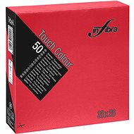 INFIBRA 33 × 33 cm red 50 pcs - Paper Napkins