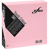 INFIBRA 33 × 33 cm pink 50 pcs - Paper Napkins