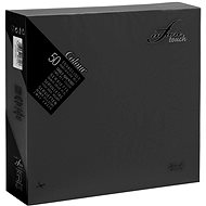 INFIBRA 40 × 40cm Black 50 pcs - Paper Napkins