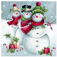 Goba Napkins Snowmen - Paper Napkins