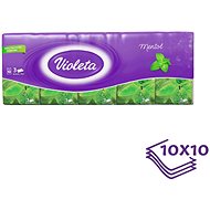 VIOLETA Menthol (10 × 10 pcs) - Tissues