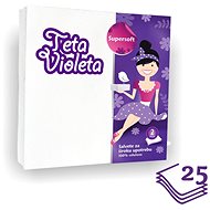 VIOLETA 2-ply white 25 pcs - Paper Napkins