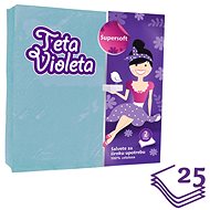 VIOLETA 2-ply blue 25 pcs - Paper Napkins