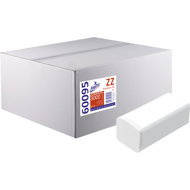 LINTEO ZZ Premium 3000 white cellulose, 12×250 pcs - Hand Paper Towels