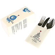 MONI Airlaid cutlery napkins Merry Christmas 50 pcs - Paper Napkins