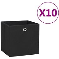 Shumee Úložné boxy 28 × 28 × 28 cm, 10 ks, černé - Storage Box
