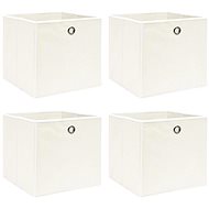 Shumee Úložné boxy 32 × 32 × 32 cm, 4 ks, bílé - Storage Box