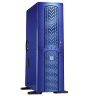 Case CHIEFTEC MA-01BL-D, modrá, 360W i pro P4 - PC-Gehäuse