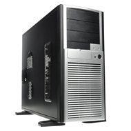 MidiTower Chieftec SH-01B-B-SL Black-Silver - PC Case
