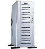 CHIEFTEC BigTower LBX-01SL-SL-SL, stříbrný (silver), 360W, USB/ FW/ audio - PC Case
