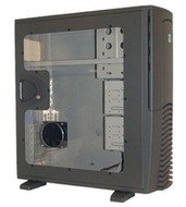 CHIEFTEC SPX-02B-F, černá bočnice, průhledná bočnice, 8cm ventilátor, filtr - PC Case
