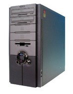 3R System MiddleTower NEONLIGHT černý (black) - 4x 5.25", 1+7x 3.5", bez zdroje - PC Case