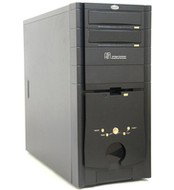 3R System MiddleTower AIR černý (black) - 4x 5.25", 1+7x 3.5", bez zdroje - PC Case