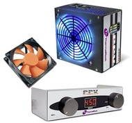 Zdroj Thermalrock PC PowerView 450W ATX, černý (black), pasivní PFC, panel s ovládáním otáček a spot - -