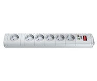 Sweex PowerSurge Protektor 6 - kabel prodlužovací 3 m 230V + přepěťová ochrana + ochrana telefonní l - Data Cable