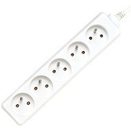 PremiumCord extension cord 2m 230V white, 5 sockets - Extension Cable