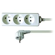 Solight Extension Cable, 3 sockets, white, 1.5m - Extension Cable