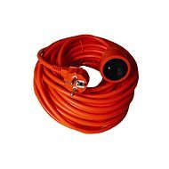 Solight Extension Cable, 1 socket, orange, 20m - Extension Cable