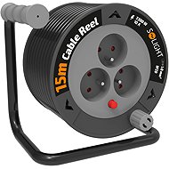 Solight drum extension cable 15m, 3 sockets - Extension Cable