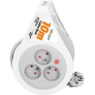 Solight drum extension cable 10m, 3 sockets - Extension Cable