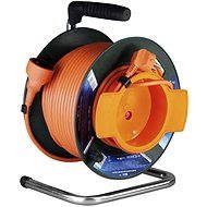 PremiumCord cable 230V 25m drum, orange - Power Cable