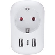 Solight mit USB nach UK, Typ G - Reiseadapter