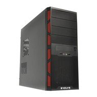 Evolve CYCLONE RB black-red - PC Case