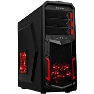 EVOLVEO K2 black/red - PC Case