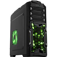 EVOLVEO Y01 black/green - PC Case