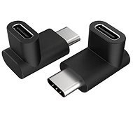 AKASA 90° USB 3.1 Gen2 Type-C na Type-C adaptér, 2 pack - Redukcia
