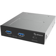 AKASA - USB 20Gbps Type-C Panel with Dual USB 5Gbps Type-A Ports / AK-ICR-36 - Controller Unit