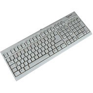 Keyboard GEMBIRD KB-7400 CZ, white, PS2 - Keyboard
