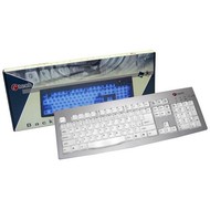 Keyboard GEMBIRD PRO-GAME KB-9848 silver, CZ/SK, USB - Gaming Keyboard