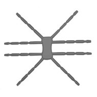BREFFO Spider Podium Tablet šedý - Holder