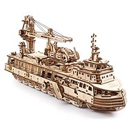 UGEARS 3D Research Steamer 575 pieces - 3D Puzzle