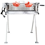 UG GRILL Stainless steel grill for chicken, ham and roast / 2 × Rotisserie - Grill