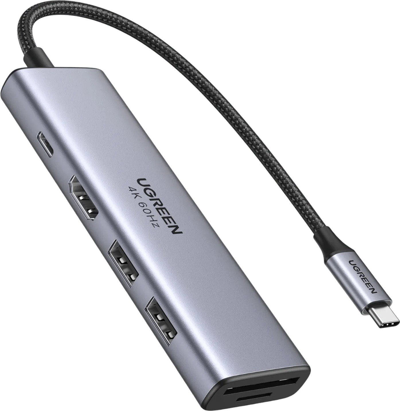 UGREEN 6-in-1 USB-C to HDMI/2*USB 3.0/SD/TF/PD100W - Docking Station